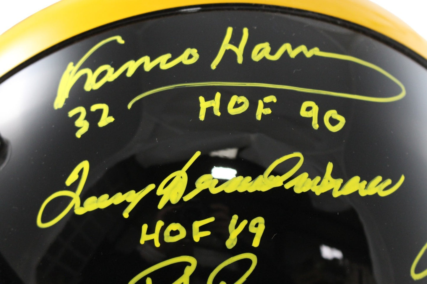 Pittsburgh Steelers HOF Multi-Signed Full Size Authentic VSR4 Helmet (13 Sig)