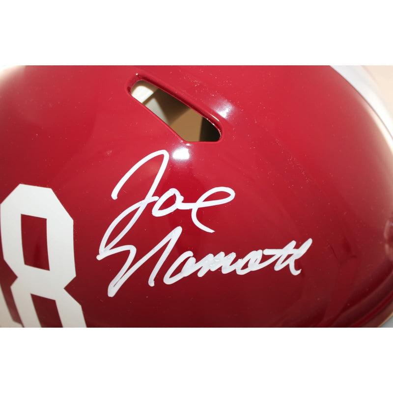 Joe Namath Signed Alabama Crimson Tide Full Size Proline Helmet