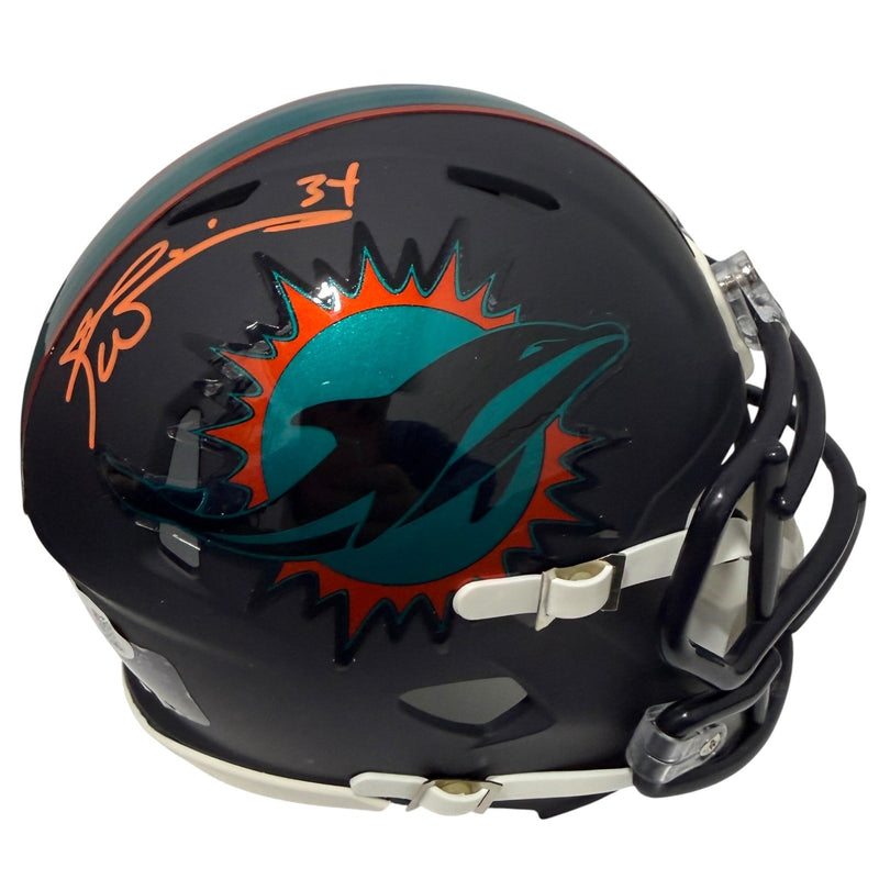 Ricky Williams Signed Miami Dolphins Rivalries Mini Helmet