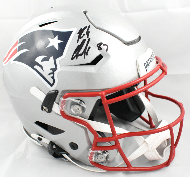 Rob Gronkowski Autographed New England Patriots Full Size Speedflex Helmet