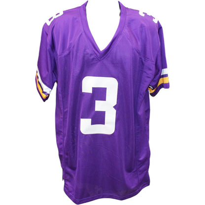 Jordan Addison Signed Pro Style Purple Jersey (Beckett)