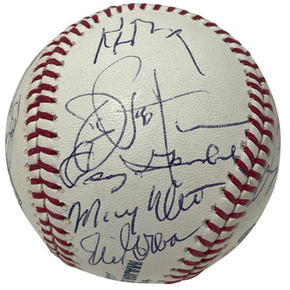 2008 New York Yankees Old Timers Day Multi-Signed (24) Baseball JSA COA