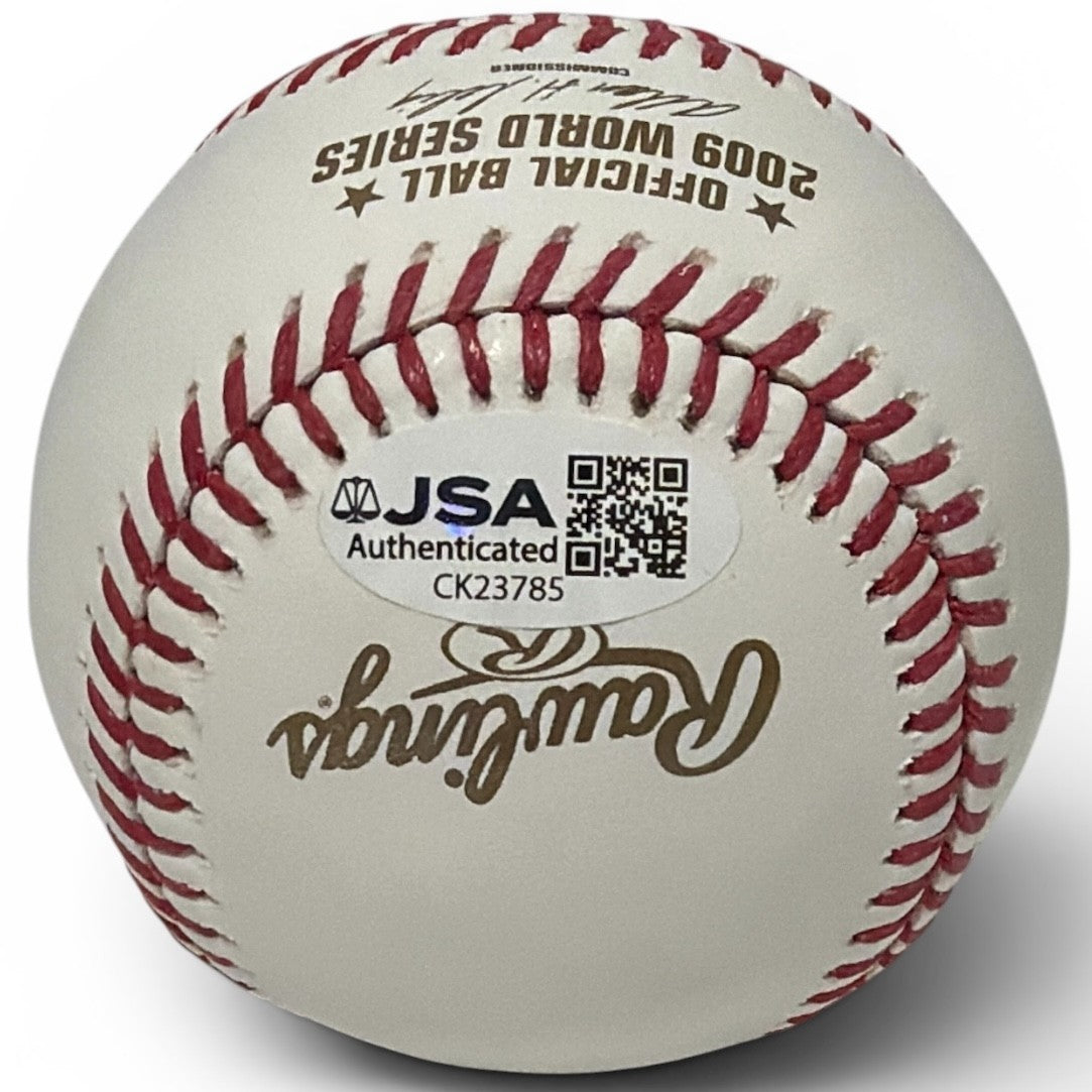Hideki Matsui Signed 2009 World Series Baseball (Kanji & WS MVP)