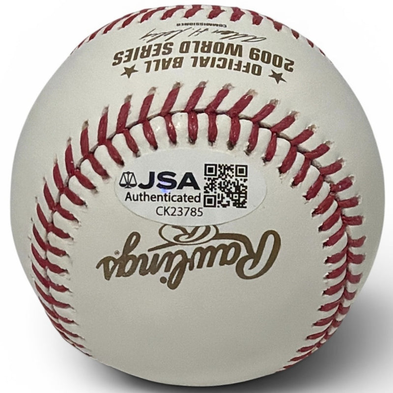 Hideki Matsui Signed 2009 World Series Baseball (Kanji & WS MVP)