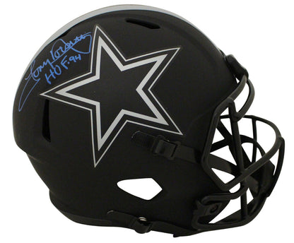 Tony Dorsett Signed Dallas Cowboys Full Size Eclipse Helmet HOF Inscribed