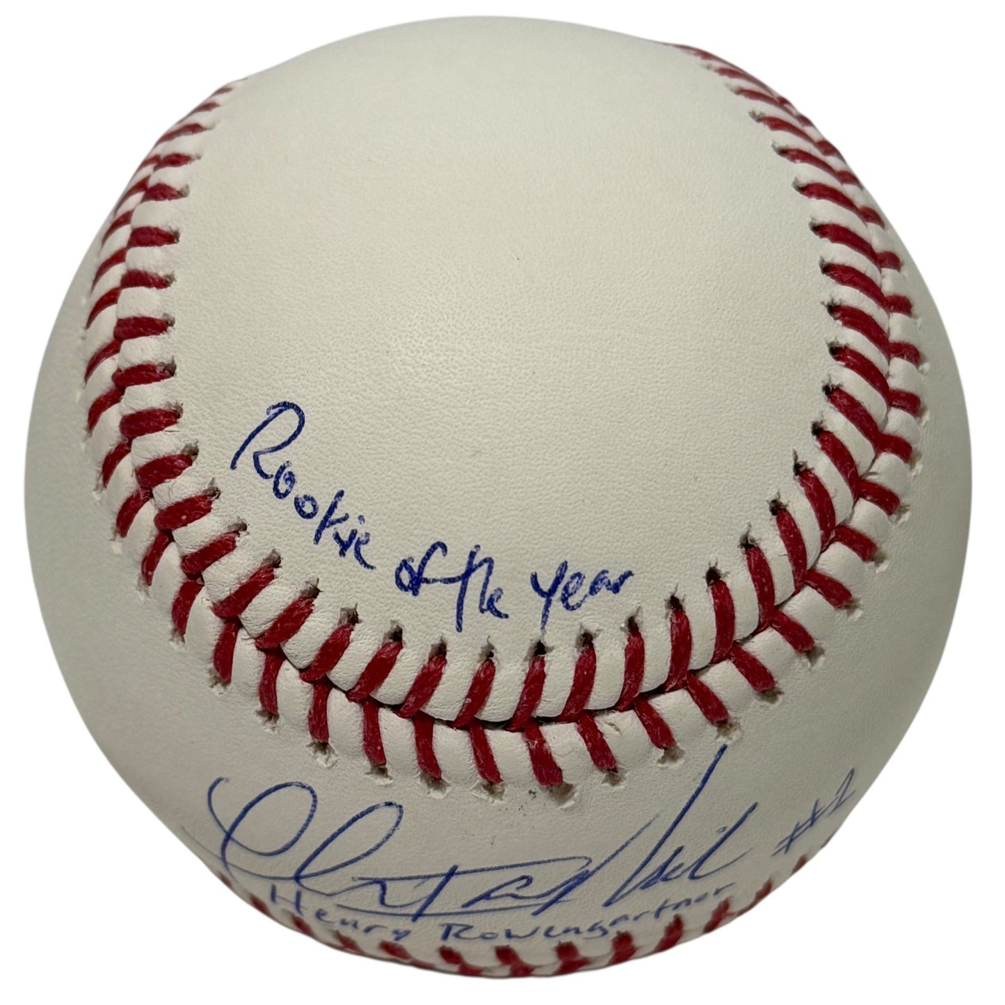 Thomas Ian Nicholas Signed ROMLB Baseball (Rookie of the Year Quote) BAS