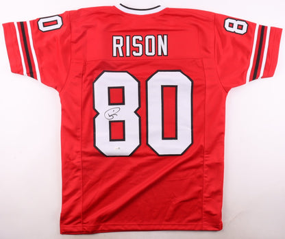 Andre Rison Autographed Atlanta Falcons Red Custom Jersey