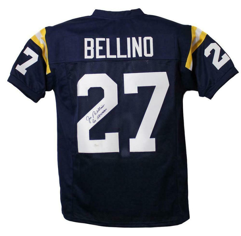 Joe Bellino Signed Navy Midshipmen Custom Football Jersey
