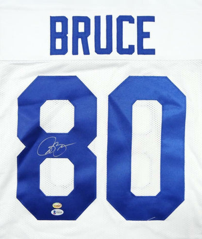 Isaac Bruce Autographed White Custom Jersey