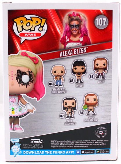 Alexa Bliss Signed Funko Pop Figurine #107