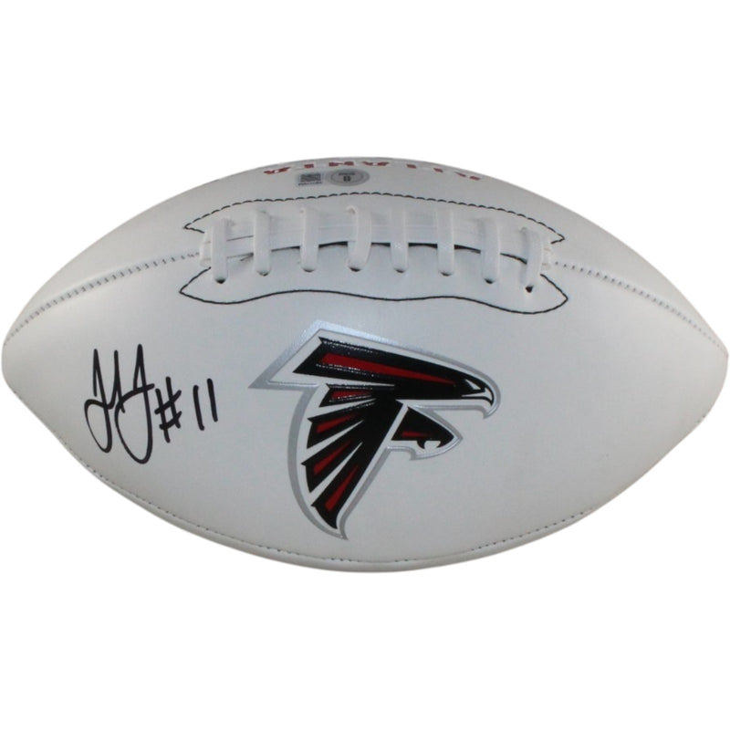Julio Jones Autographed Atlanta Falcons Logo Football