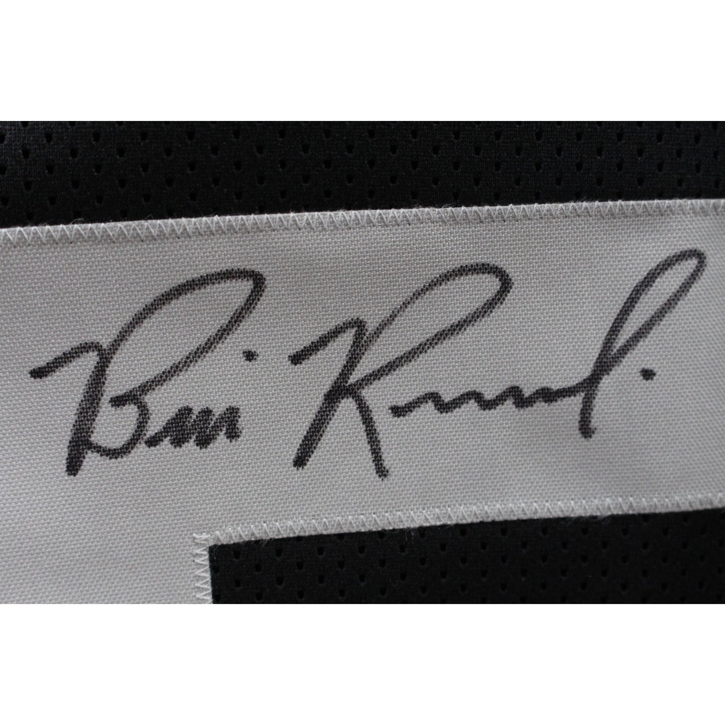 Bill Romanowski Autographed Pro Style Black Jersey (Beckett Witness)
