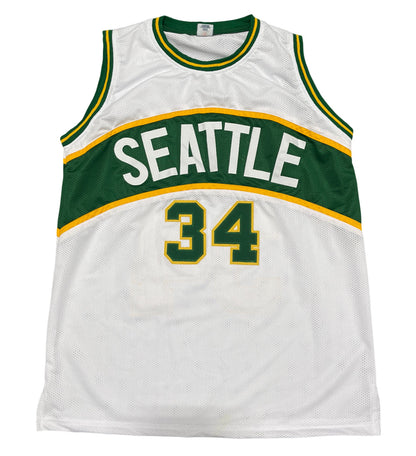 Xavier McDaniel Autographed Seattle SuperSonics Custom Jersey