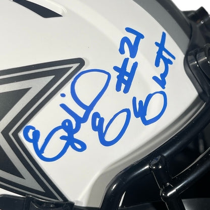 Ezekiel Elliott Dallas Cowboys Signed Lunar Eclipse Mini Helmet