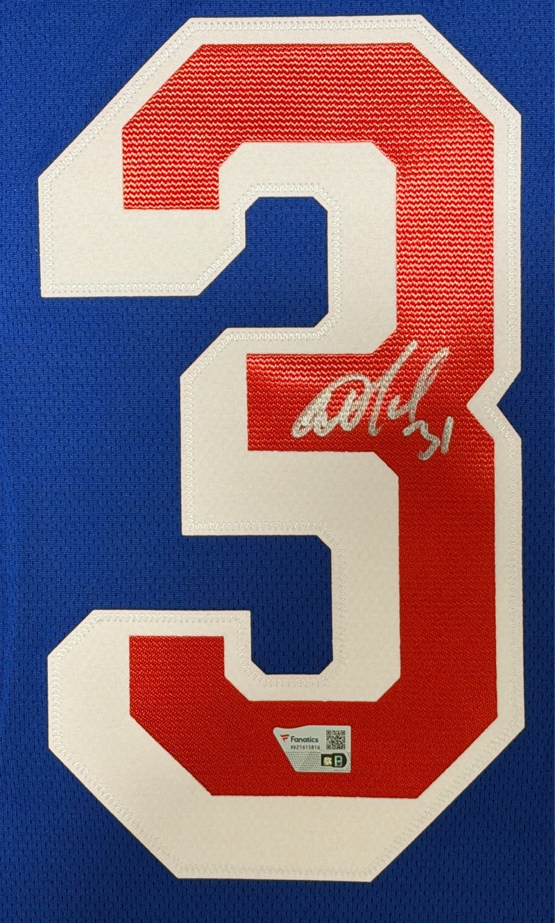 Igor Shesterkin Signed New York Rangers Blue Fanatics Jersey