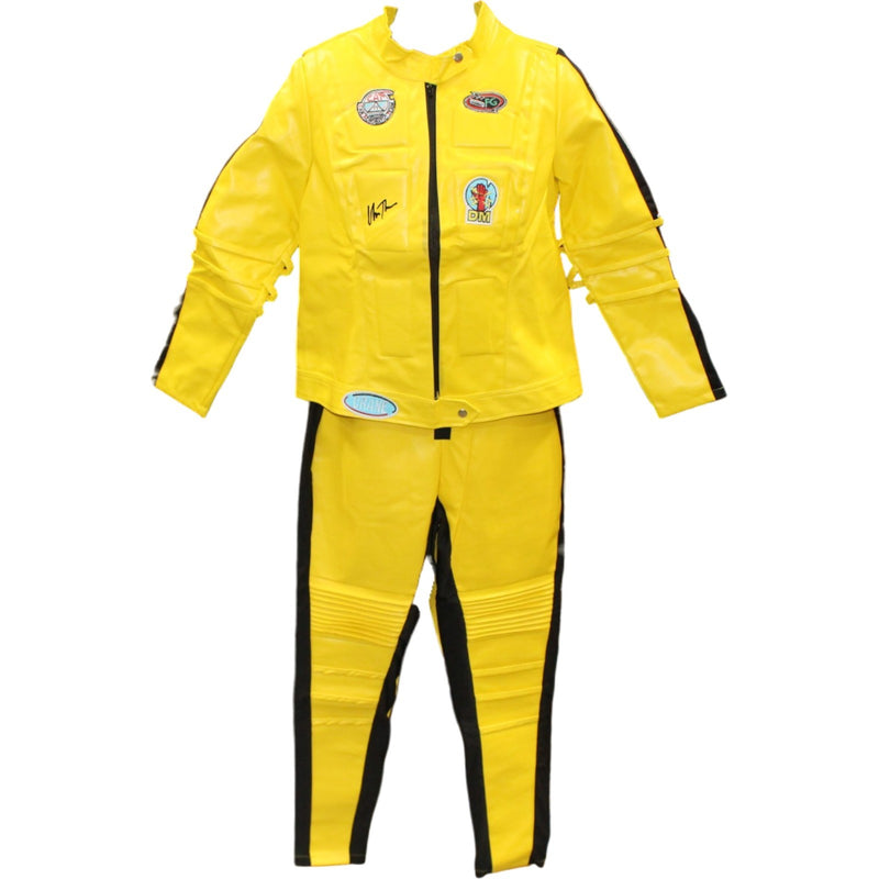Uma Thurman Autographed Kill Bill Yellow Full Suit