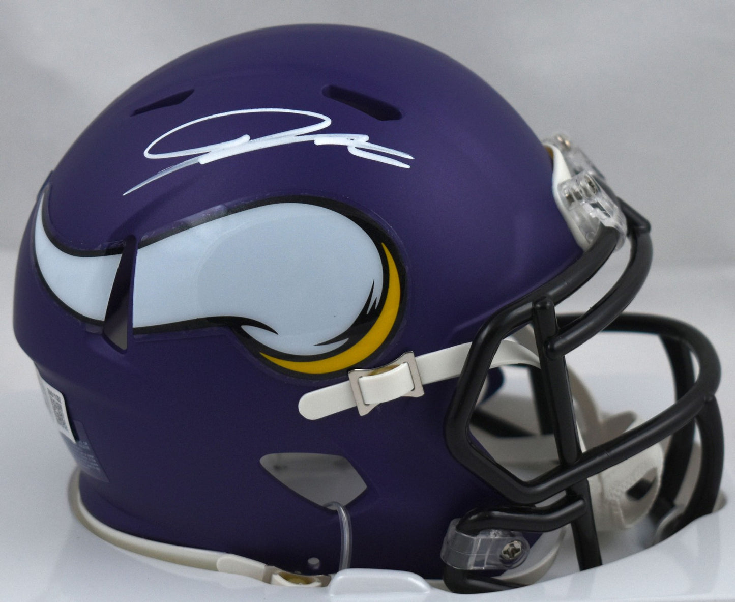 Jordan Addison Signed Minnesota Vikings Speed Mini Helmet