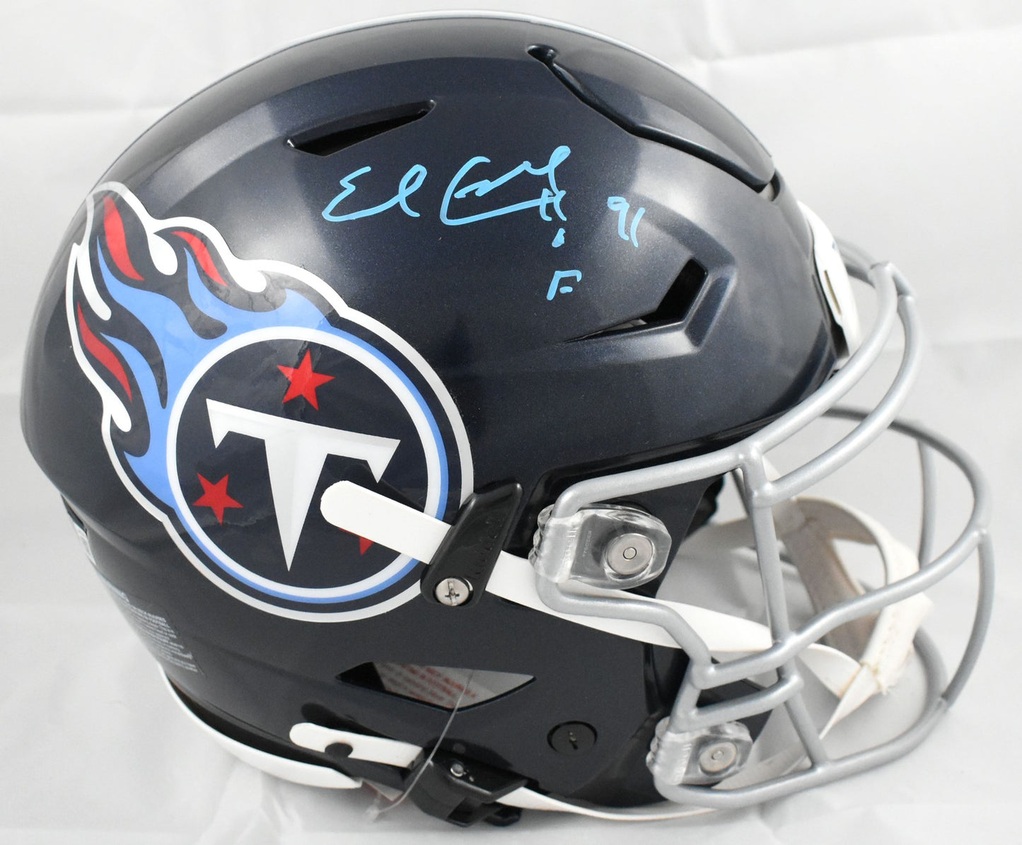 Earl Campbell Signed Tennessee Titans Full Size Speedflex Helmet