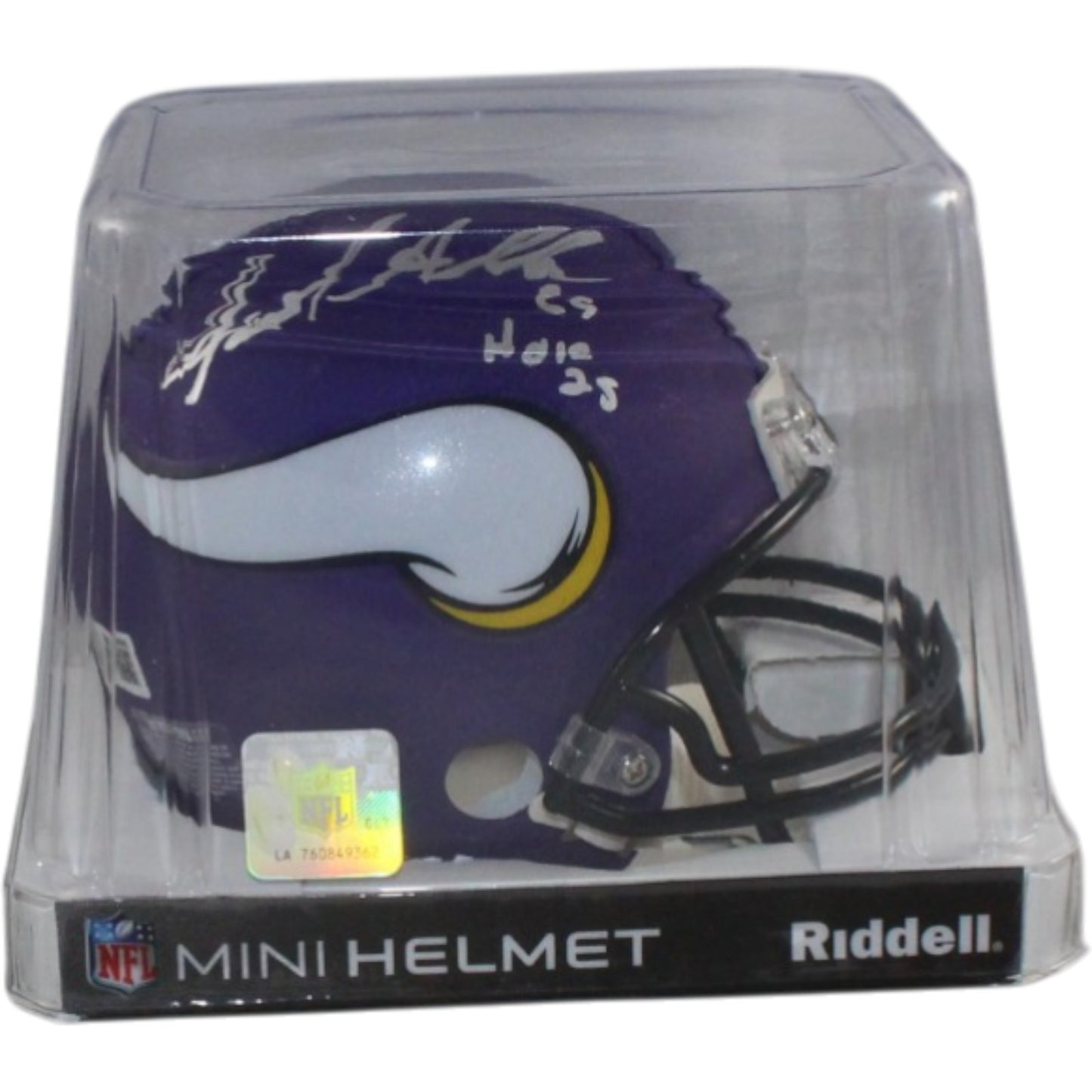 Jared Allen Minnesota Vikings Autographed VSR4 Mini Helmet HOF Inscribed