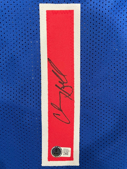 Chauncey Billups Detroit Pistons Signed Custom Jersey (Beckett BAS)