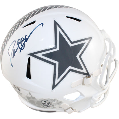 Deion Sanders Dallas Cowboys Autographed 2024 Salute to Service FS Helmet
