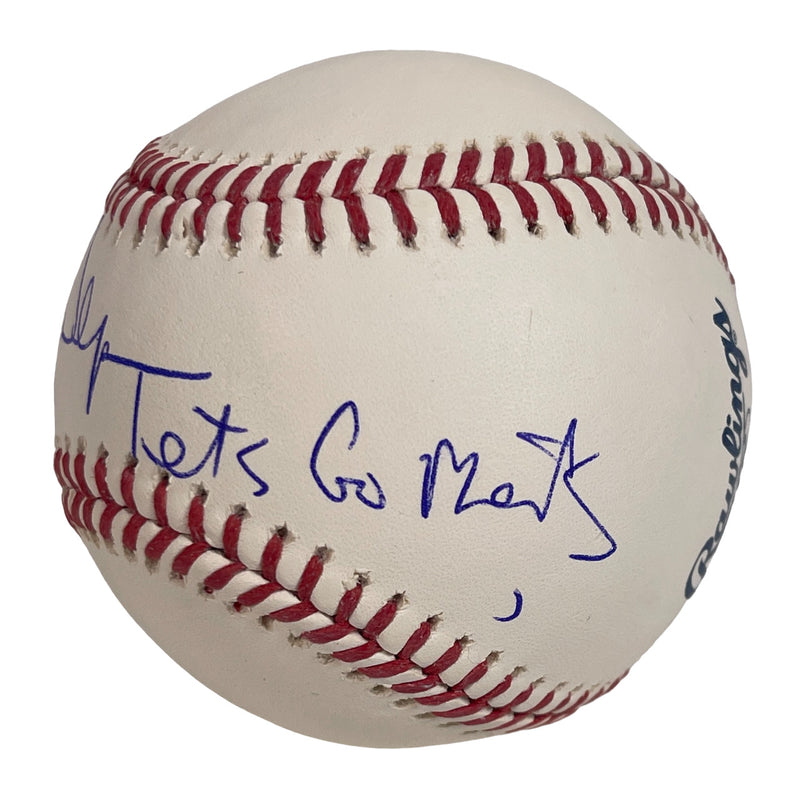 Fred Wilpon Signed ROMLB Baseball "Lets Go Mets" Inscription JSA