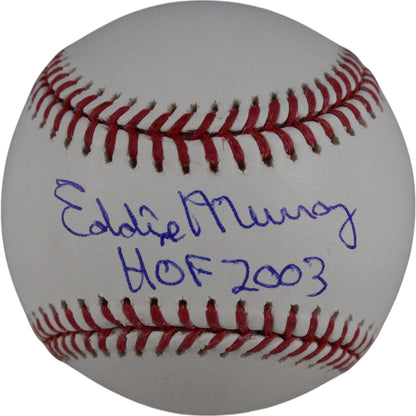 Eddie Murray Autographed Baltimore Orioles OML Baseball HOF