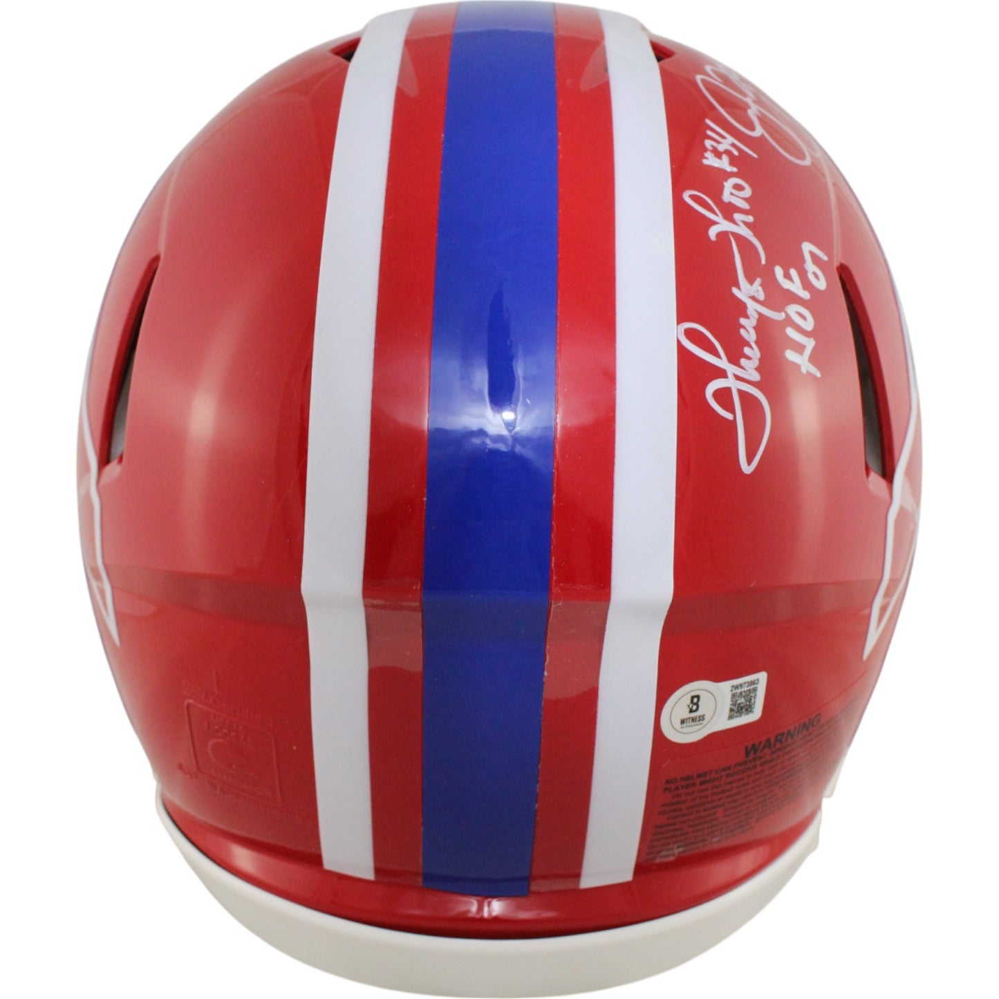 Jim Kelly, Thurman Thomas & Andre Reed Signed Buffalo Bills Pro Authentic Helmet