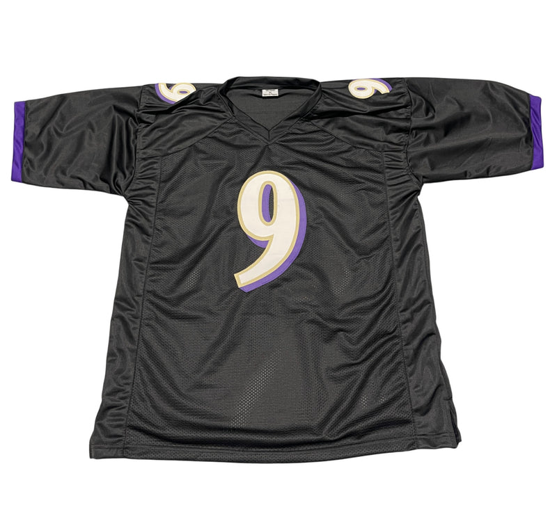 Justin Tucker Baltimore Ravens Signed Custom Football Jersey (Beckett BAS)