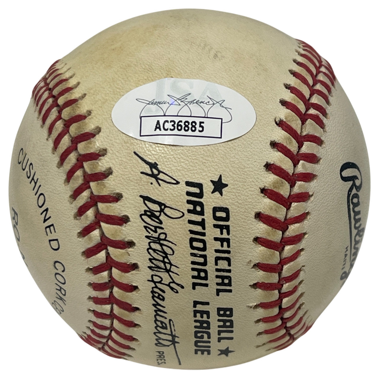 Fernando Valenzuela Signed Los Angeles Dodgers Rawlings NL Baseball JSA