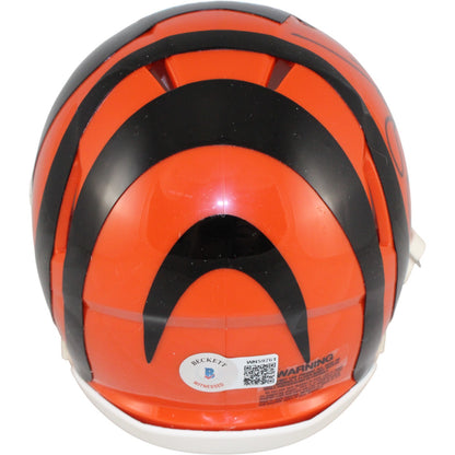 Boomer Esiason Cincinnati Bengals Signed Mini Helmet (Beckett BAS)