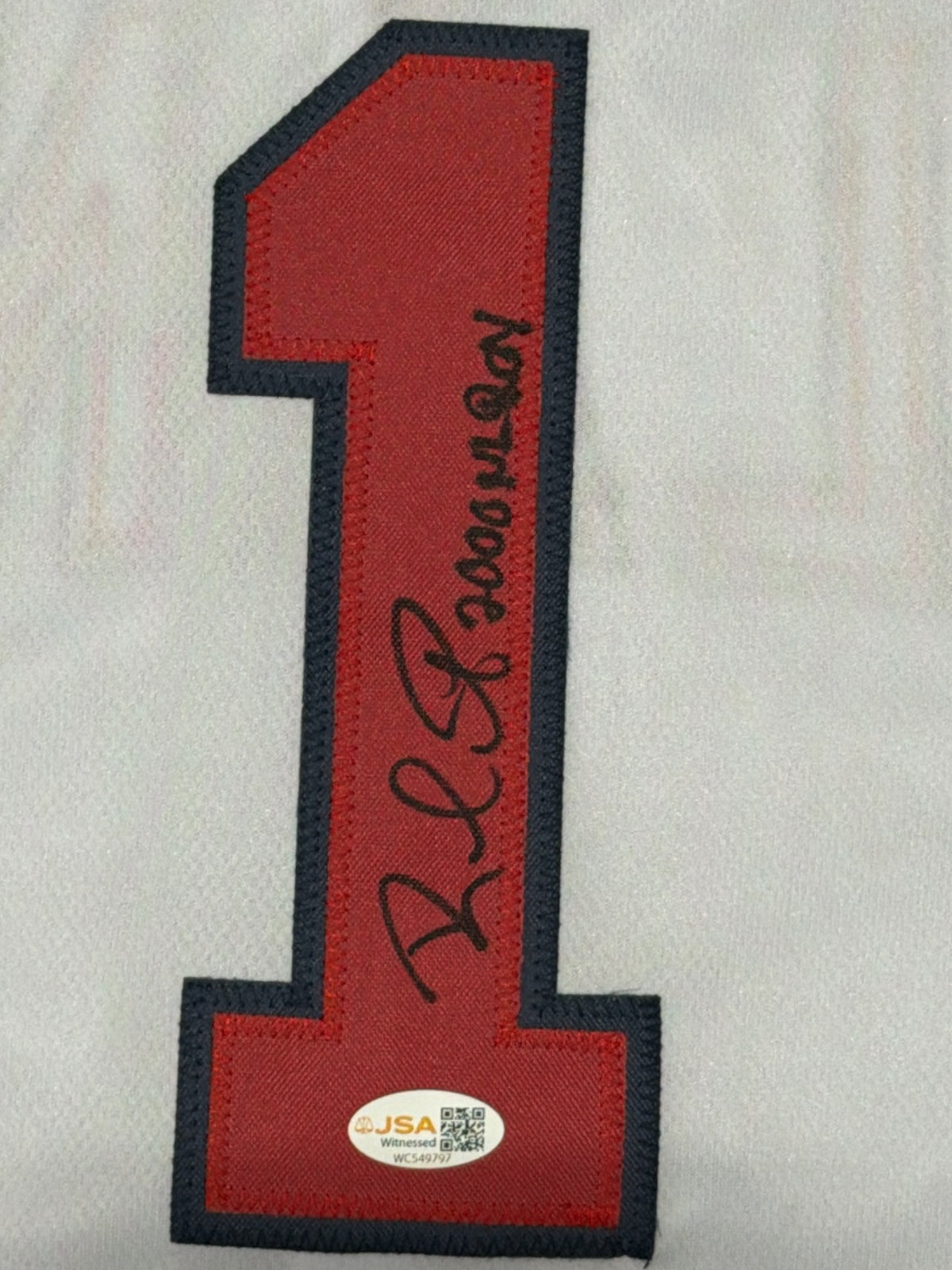Rafael Furcal Signed Atlanta Braves Custom Jersey - 2000 NL ROY