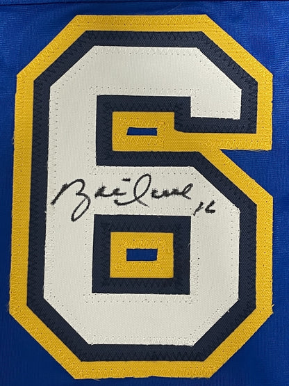 Brett Hull & Adam Oates Dual Signed St. Louis Blues Custom Jersey Beckett