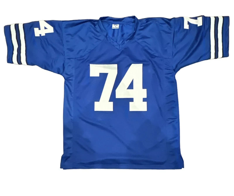 Bob Lilly Signed Dallas Cowboys Custom Football Jersey (4 Inscriptions)