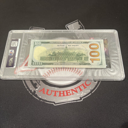 Floyd Mayweather Jr Signed $100 Bill with 4 Inscriptions PSA 10