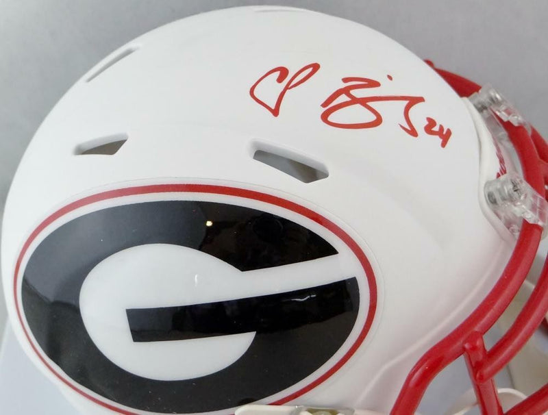Champ Bailey Signed Georgia Bulldogs AMP Speed Mini Helmet