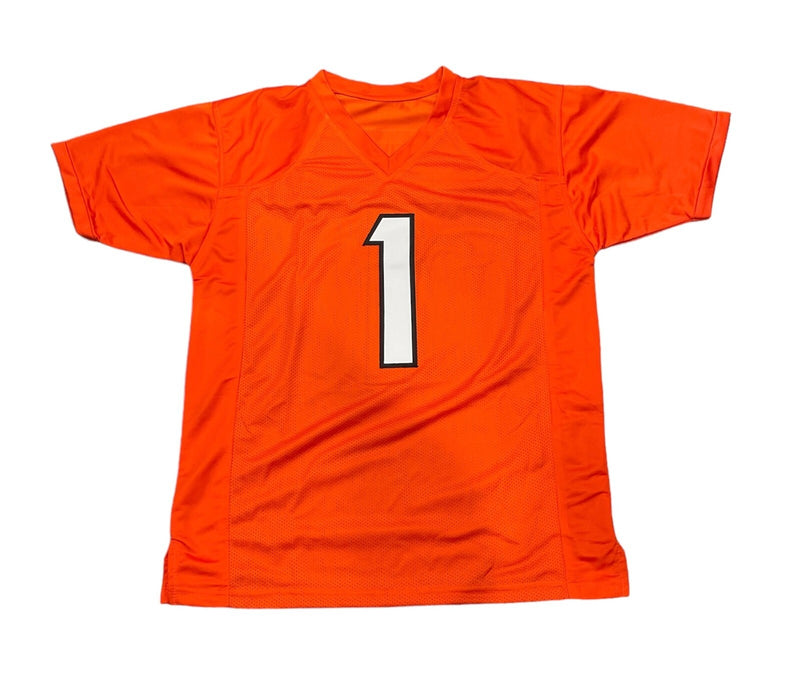 Ja'Marr Chase Cincinnati Bengals Autographed Custom Jersey (Beckett COA)