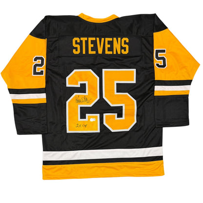 Kevin Stevens Signed Pittsburgh Penguins Custom Jersey