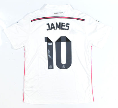 James Rodriguez Autographed Real Madrid Home Jersey