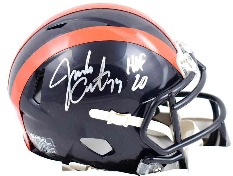 Jimbo Covert Signed Chicago Bears 1936 Tribute Mini Helmet