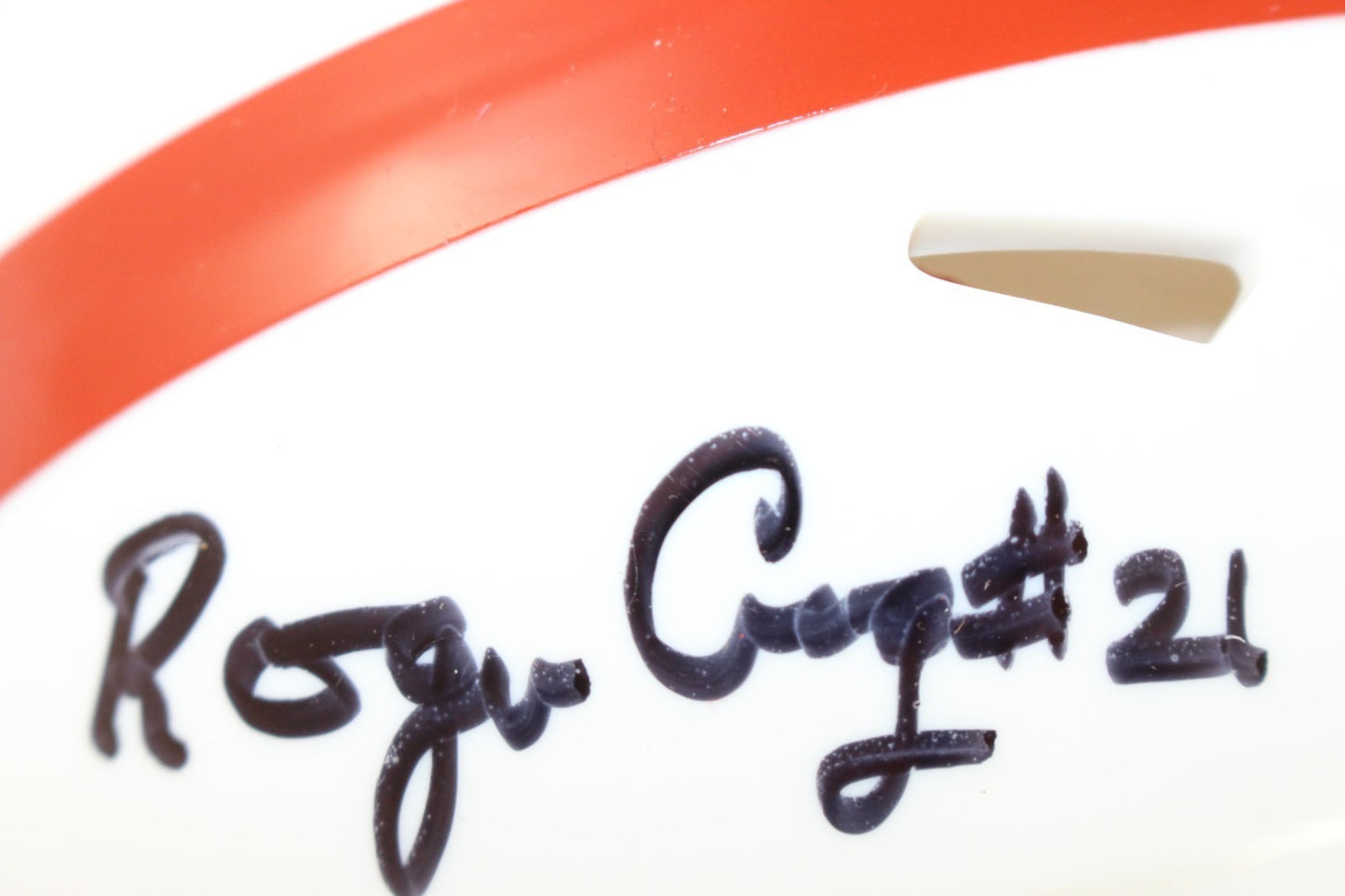 Tom Rathman & Roger Craig Signed Nebraska Cornhuskers Mini Helmet