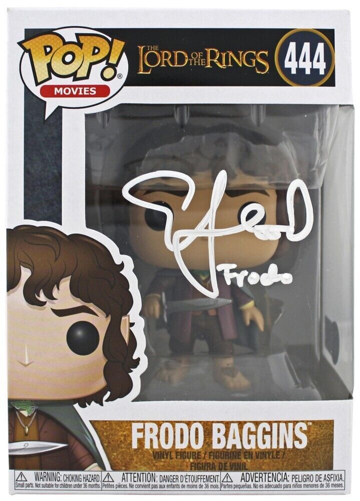 Elijah Wood Signed Frodo Baggins Funko Pop #444 Inscribed "Frodo" JSA