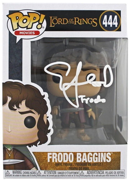 Elijah Wood Signed Frodo Baggins Funko Pop #444 Inscribed "Frodo" JSA