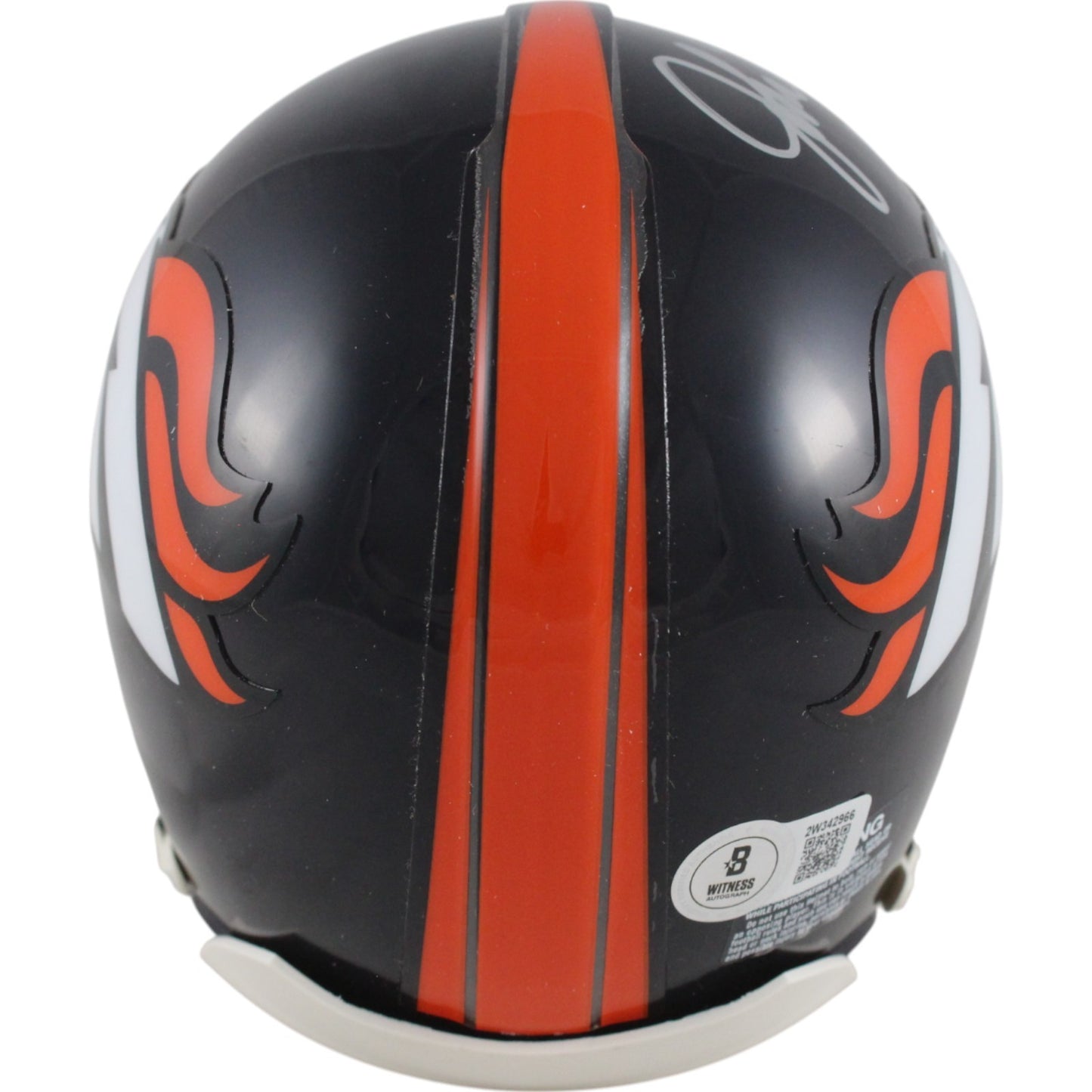 John Elway Denver Broncos Signed VSR4 Throwback 1997-2023 Mini Helmet