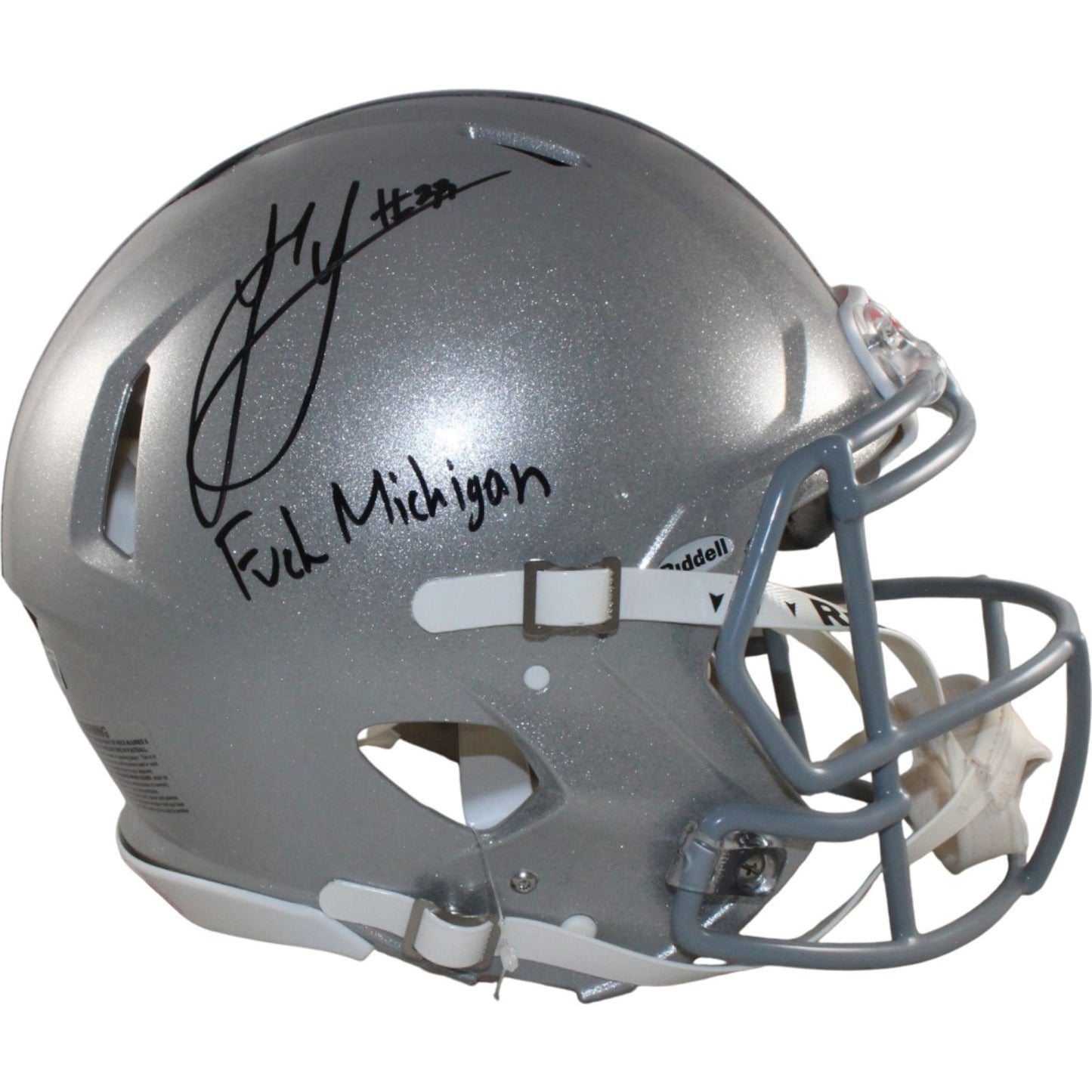 Jack Sawyer Signed Ohio State Buckeyes Authentic Full Size Helmet