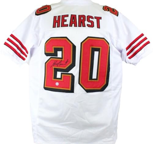 Garrison Hearst Autographed White Custom Football Jersey