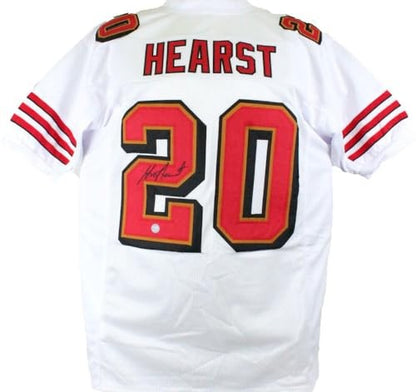 Garrison Hearst Autographed White Custom Football Jersey