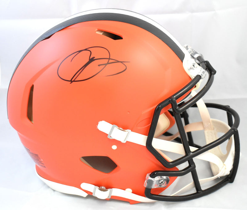Odell Beckham Jr. Signed Cleveland Browns Full Size Speed Authentic Helmet