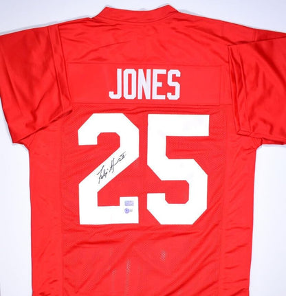 Felix Jones Signed Red Custom Football Jersey
