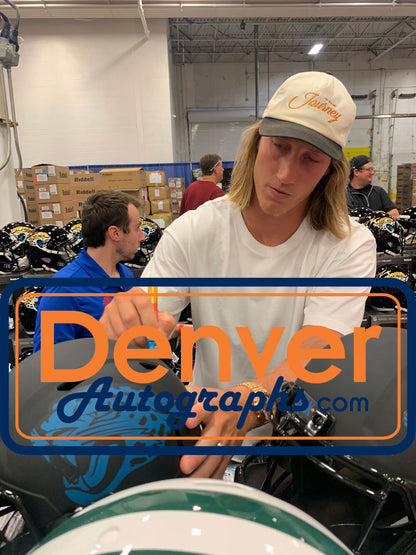 Trevor Lawrence Signed Jacksonville Jaguars Full Size Eclipse Helmet